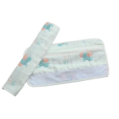 ผ้าหุ้มที่จับรถเข็นเด็ก ปลอกหุ้มที่จับรถเข็นเด็ก cotton 100% ขนาด 38*18cm