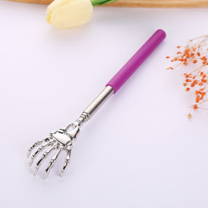 Back Scratcher Telescopic Stainless Steel Portable Home Hand Shape Multi Color Massage Back Body Itching Scraping Tool