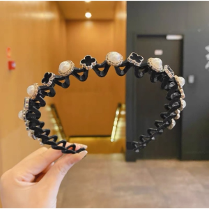 New Fashion Broken Bangs Headband Women Black Wavy Hair Band Head Hoop Band Sport Headbands Girl Hairband Hair Accessories