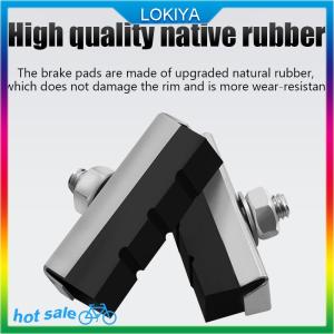 LOKIYA Bike Brake Blocks Rubber Cycling Part Tools MTB Mountain Road Bicycle Lightweight V-brake Shoes Pads Bicycle Accessories