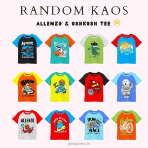 [Dbabyshop.id] CUCI GUDANG RANDOM Baju kaos anak laki laki cewek kaos anak kartun lucu model terbaru katun combed 30s