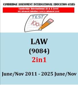 A Level Law 9084 Past Papers P1234 (2in1 Version)