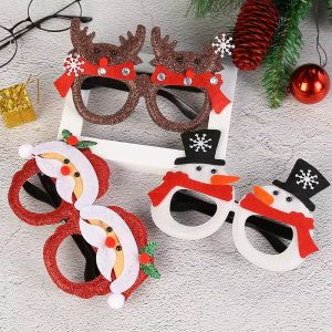 Funny Christmas Glasses Santa Claus Snowman Glasses Kids Gifts Christmas Party Decor Photography Props