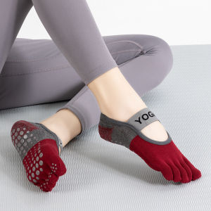 FXG Kaos Kaki Yoga Pilates Senam Socks Anti Slip 5 Jari Premium KK03