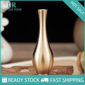 LF Wholesale✨Flash Sale ✨ Mini tinh khiết đồng bình vàng trang trí nội thất phòng khách cổ bình hoa độc đáo bình hoa