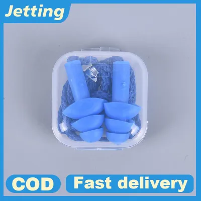 Jetting Silicone Ear Plugs Sleep Earplugs Noise Reduction Swimming Earplugs With Rope