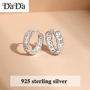 LUCKY Charm Money Catcher Coin Earring Silver original italy 925 sterling silver earrings womens lucky coin lucky transfer earring jewelry for moms gift