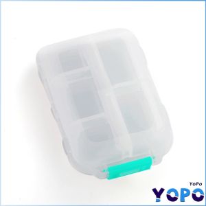 YoPo Portable 10-compartments Medicine Box Travel Box Storage Case