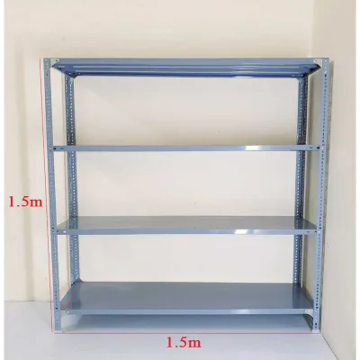 Kệ sắt v lỗ lắp ghép: Dài 1m5 x rộng 40cm gồm 3 tầng 4 tầng 5 tầng