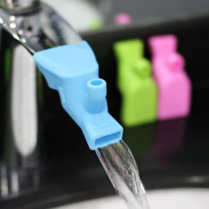 Silicone Water Faucet Tap Sink Extender For Kids Bathroom Hand Washing Home Faucet Extension Extender