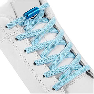 2021 New no Tie Shoelaces Quick Lazy Shoelaces Bulk for Kids and Adult Metal Decoration Shoe Laces Sneakers Metal Lock