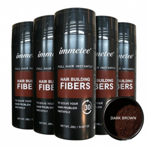 JBMBHC 5PCS Hair Building Fibers 28g Electrostatic Adsorption Thickening Powder Sweat Resistant Long Lasting Hair Loss Concealer For Bald Spots