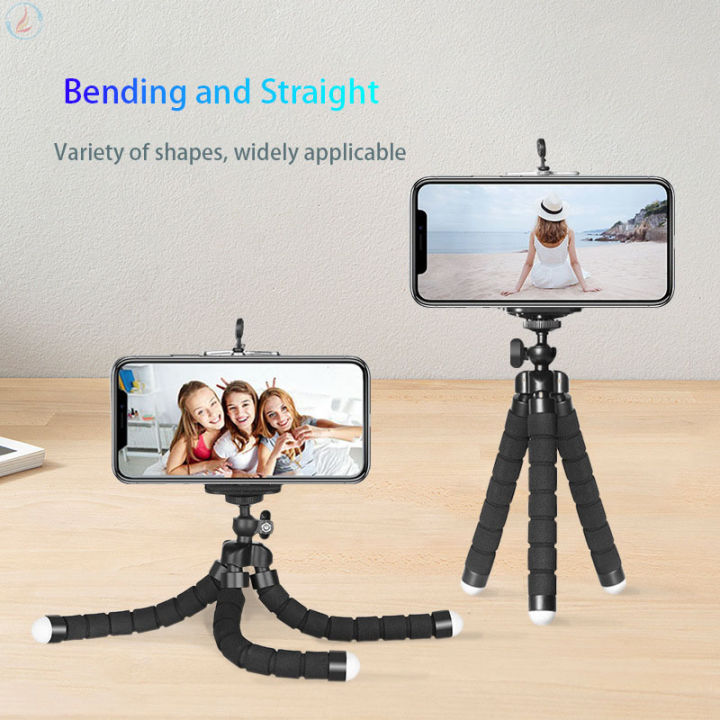 Mobile Phone Holder Mobile Phone Tripod Mini Flexible Sponge Octopus Tripod  Digital Camera Tripod Portable Tripod Suitable for Android iPhone SLR