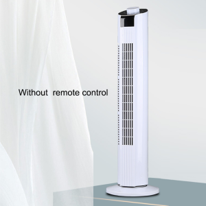 Tower Fan Bladeless Electric Fan With Remote Control Household Vertical Fan Low Noise Stand Fan Silent Desktop Floor Fan Air Cooler Fan 3-speed Adjustment Saving 7 Hours Timing for Bedroom Living Room