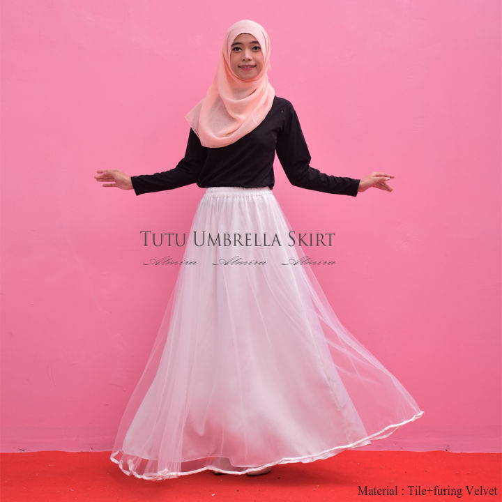 Tutu Rok Rok Tule Dames Tulle Skirt Style Hijab Rok Tutu GONEGANI