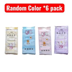 [ 8 Small Pack ]  Portable Mini Pocket Wipes Cute Cartoon Wet Tissue Non-Alcohol Skin-friendly Soft Towelettes