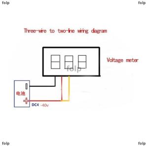 [COD] folp Siêu nhỏ màu xanh lá cây kỹ thuật số DC 0.28 inch siêu nhỏ kỹ thuật số DC điện áp Meter LED điện áp hiển thị có thể điều chỉnh hiển thị kỹ thuật số ba dây DC0-100V Pin Vôn kế