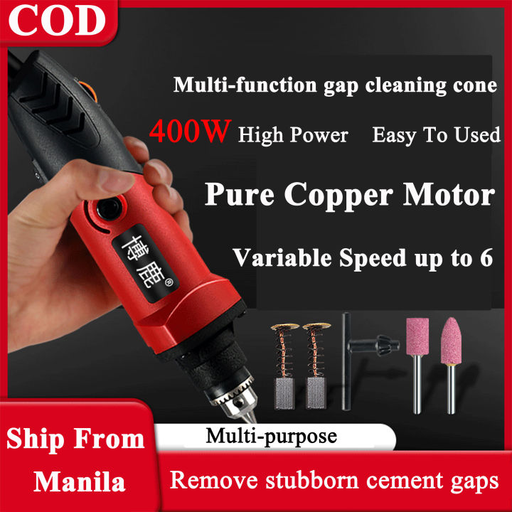 Mini Electric Die Grinder Set With Accessories For Milling Polishing