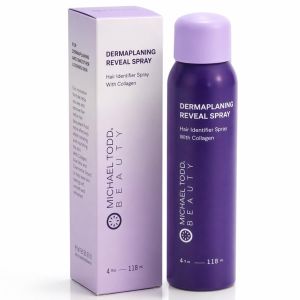 Michael Todd Beauty - Sonicsmooth Hair Identifier Spray - Radiance Reveal Mist for Face Shave and Dermaplaning—— Highlight Peach Fuzz - Collagen injection - Nourishes and smooths the skin - All Skin Types - 4 Ounce
