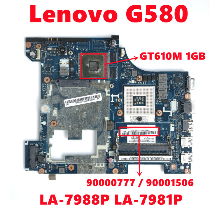 FRU: 777 90001506 Mainboard For G580 Laptop Motherboard LA