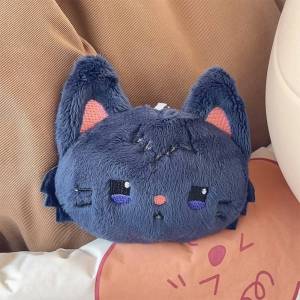 ZJT Jujutsu Kaisen Satoru Gojo Geto Suguru Cat Plush Dolls with BB Whistle Gift For Girls Bag Pendant Stuffed Toys JTZ