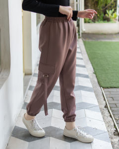 Celana Jogger Wanita Scuba Premium Simpel Elegan