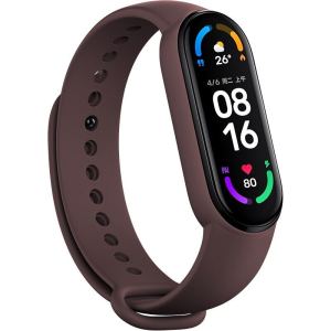 Carbon Fiber Silicone Sport Strap for Xiaomi Mi Band 7/6/5/4/3 Soft Waterproof Replacement Wristband