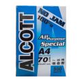 ALCOTT กระดาษถ่ายเอกสาร A4 70 แกรม (1 รีม / 500 แผ่น) - ห่อสีฟ้า. 