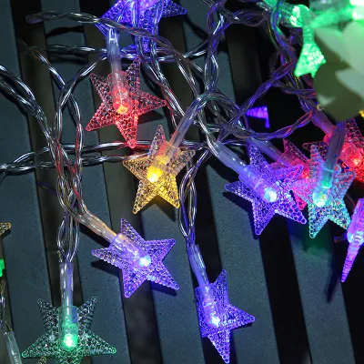 RGBH 28L Star light LED Christmas Lights Color light indoor Outdoor waterproof US plug Home decor
