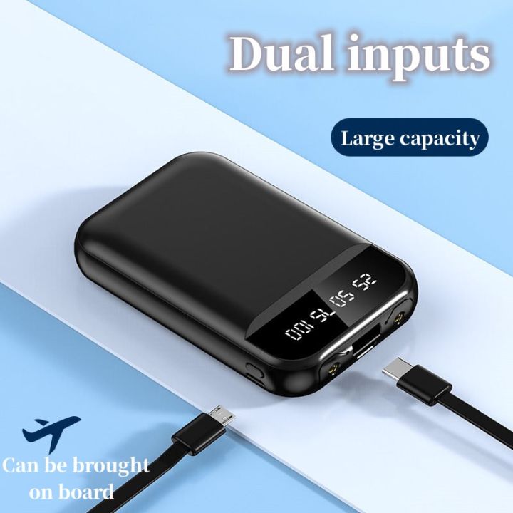Mini Power Bank 80000mAh original power bank 2.1A fast charge ultra ...