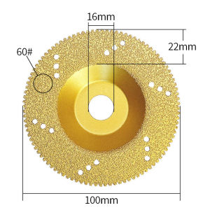 100mm 2 in 1 Cutting Disc Tile Marble Stone Glass Diamond Grinding Wheel Polishing Disc Pads Grinder Cup Angle Grinder