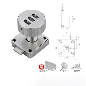 Borag Kunci Kode Laci Anti Korosi Tahan Lama Untuk Kotak Surat Furniture Pintu Lemari Hardware Password Kombinasi Cam Lock