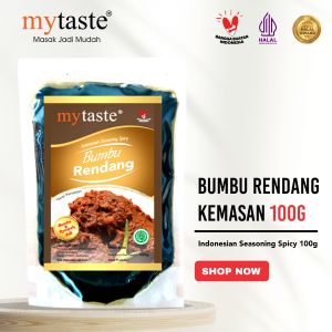 My Taste Bumbu Rendang 100gr Bumbu Rendang Instan Khas Minang Bumbu Rendang Bumbu Rendang Siap Masak