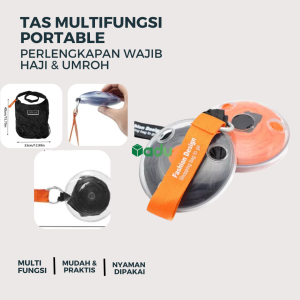 Tas Gulung Roll Up Design Perlengkapan Haji dan Umroh
