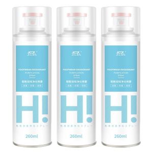 Shoe deodorant spray 260ml shoe freshener for cabinet odor shoe spray antibacterial deodorant
