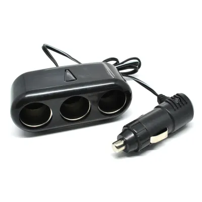 Colokan Car Lighter 3 Socket 12V/24V Charger Telephone MP3 GPS mobil 5A