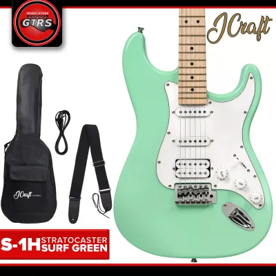 JCraft S-1H HSS Stratocaster Electric Guitar with Free Accessories
