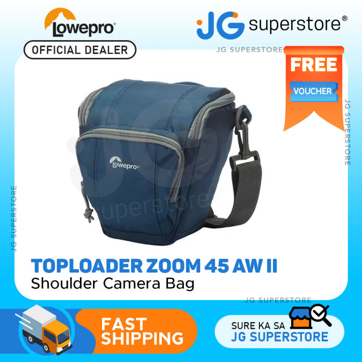 Lowepro Toploader Zoom 45 AW II Shoulder Camera Bag Blue JG Superstore Lazada PH