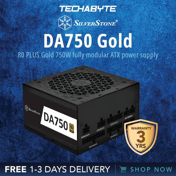 SilverStone SSTDA750G 80 PLUS Gold 750W Power Supply Unit Lazada Singapore