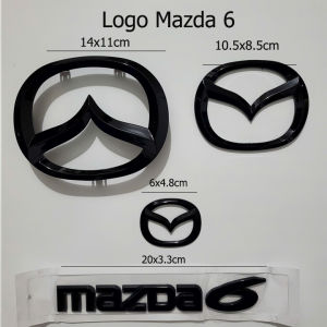 <Bộ Logo>Logo trước sau vô lăng và bảng chữ chuyên dùng cho Mazda 6. Bộ logo cho Mazda 6.