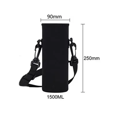 1pc Portable Water Bottle Covers with Strap Bottle Carrier Insulated Cup Cover Bag Holder Pouch Cover Drinkware Tools