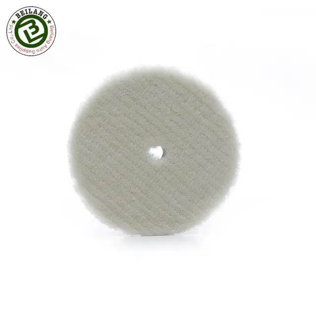 VPD Low-Lint Wool Buffing Pad (1/2" Pile) - Prewashed Lambswool Polishing Pad For DA & Rotary Polishers - View #9
