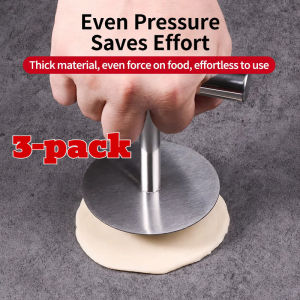 Stainless Steel Burger Patty Maker Manual Hamburger Pressing Machine Round Cake Press Dumpling Wrappers Kitchen Tools