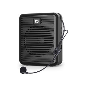 SHIDU Portable Voice Amplifier with Bluetooth Speaker Lapel for Teachers Loudspeaker Lapel Mic