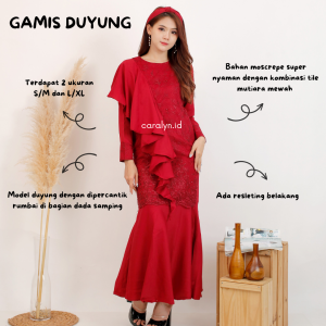 SUPER SALE GAMIS TERBARU 2021 MODERN LEBARAN DUYUNG PREMIUM