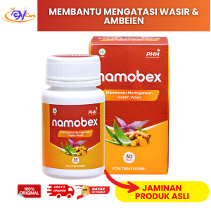 Namobex Obat Wasir Herbal Keluar Benjolan Atasi Ambeien Susah BAB 30 Kapsul