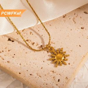 【PCWFKef】 สร้อยคอจี้แฟชั่นมหาสมุทรสำหรับผู้หญิงผู้หญิงเครื่องประดับสร้อยคอรูปปลาดาวทำจากสเตนเลสสตีลสร้อยคอรูปปลาดาว