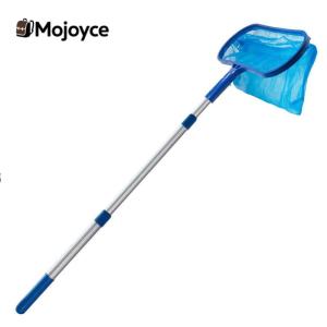 Swimming Pool Skimmer Net w/Telescopic Pole Ponds Cleaning Debris Leaf Rake