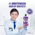 Listerine Total Care Sensitive Zero Alcohol / Alcohol Free Mouthwash 250ml - For Sensitive Teeth, Fresh Breath, Fluoride for Strong Teeth, Kill 99.9% of germs that cause bad breath, Plaque and Gum Problems, Toothbrush Routine, Use with Toothpaste. 
