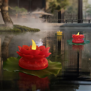 Floating Lotus Lamp｜Waterproof Blessing Light for Ponds & Water Rituals